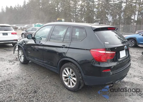 2013 BMW X3 xDrive28I z USA, uszkodzony, nr VIN 5UXWX9C52D0A19223
